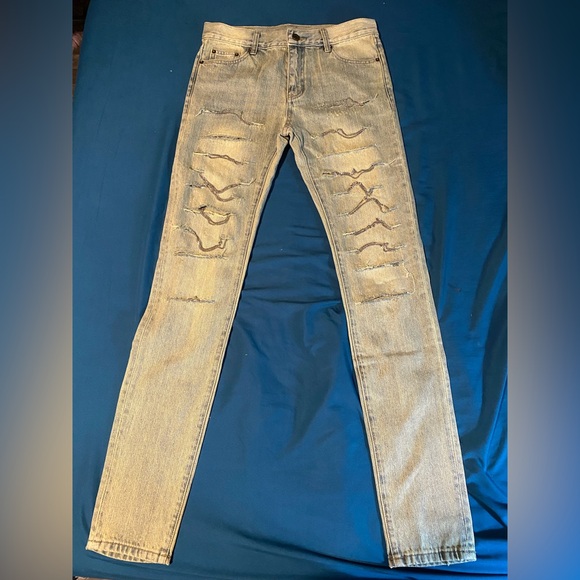 Saint Laurent FW13 Chain Denim - Picture 1 of 5